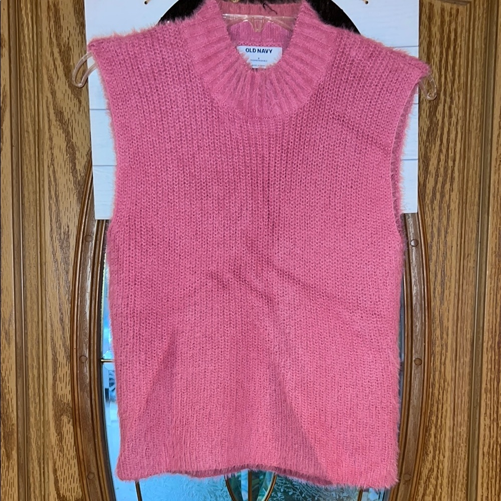 Old Navy Pink Ribbed Tank Top